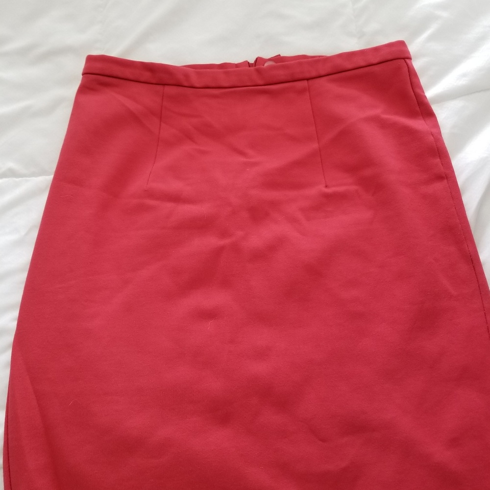 Size 4 Coral Dahlia skirt